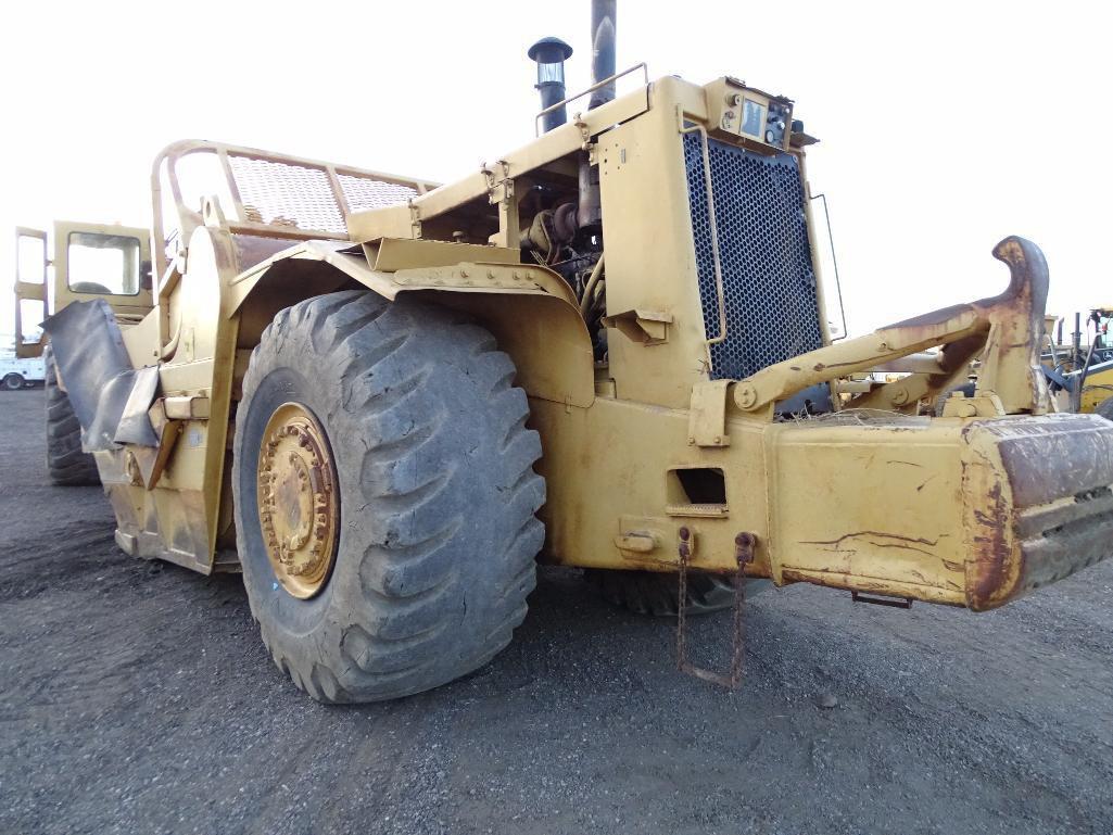 1988 Caterpillar 627E Motor Scraper, Twin Engine, Push/ Pull, 33.25-29 Tires, S/N: 6GB00676