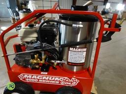 2018 Magnum New 4000 Series Hot Water Pressure Washer, 15 HP Diesel Engine, Electronic Ignition, w/