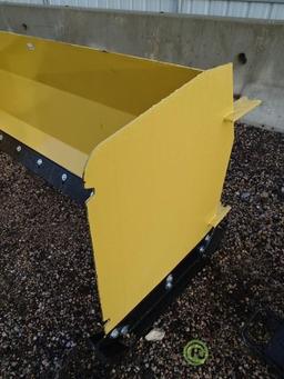 New 93in Heavy Duty Snow Pusher To Fit Skid Steer Loader