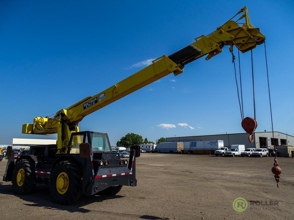 Bucyrus Erie 320-C Rough Terrain Crane, 16-Ton Capacity, 3-Stage Boom, 55' Reach, Detroit Diesel,