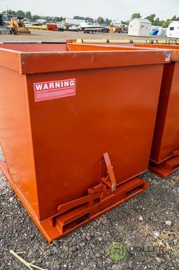 New Kit 1.75-Cubic Yard Trash Hopper, Self Dumping 6000 LB Capacity