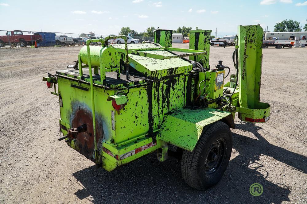 1991 CLEASBY S/A Towable Crack Sealing Machine, Predator Gas Engine, Pintle Hitch VIN:0J100991002