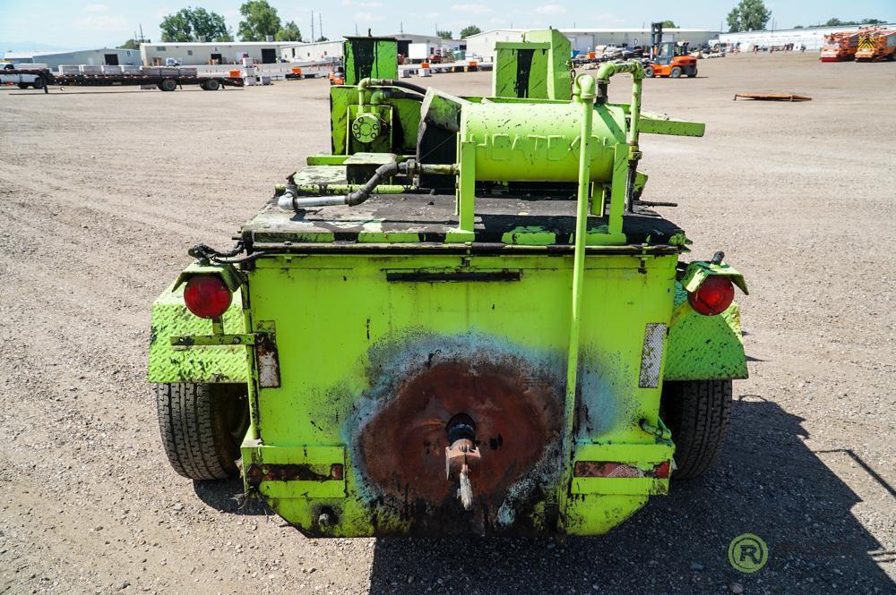 1991 CLEASBY S/A Towable Crack Sealing Machine, Predator Gas Engine, Pintle Hitch VIN:0J100991002