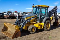 2012 JOHN DEERE 310J 4WD Loader/Backhoe, Extendahoe, Auxiliary Hydraulics, Quick Coupler Front