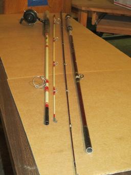 2 Cork Handled Fishing Rods -> Will not be Shipped! <- con 752