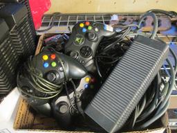 2 Flats of Xbox Consoles Power Cords Controllers, more -> Will not be Shipped! <- con 509