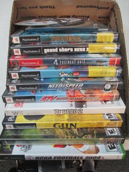 10+ Video Games - PS2 and More - con 653