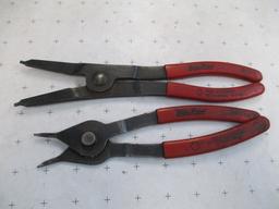 Two Blue Point Snap Ring Pliers - con 12
