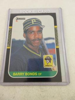 1987 Donruss Barry Bonds Rookie Card - con 346