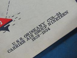 1954 First Printing - On Guard - USS Oriskany CVA-34 Carrier Air Group 19 - con 868