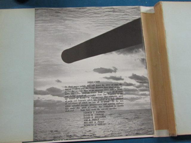 1954 First Printing - On Guard - USS Oriskany CVA-34 Carrier Air Group 19 - con 868