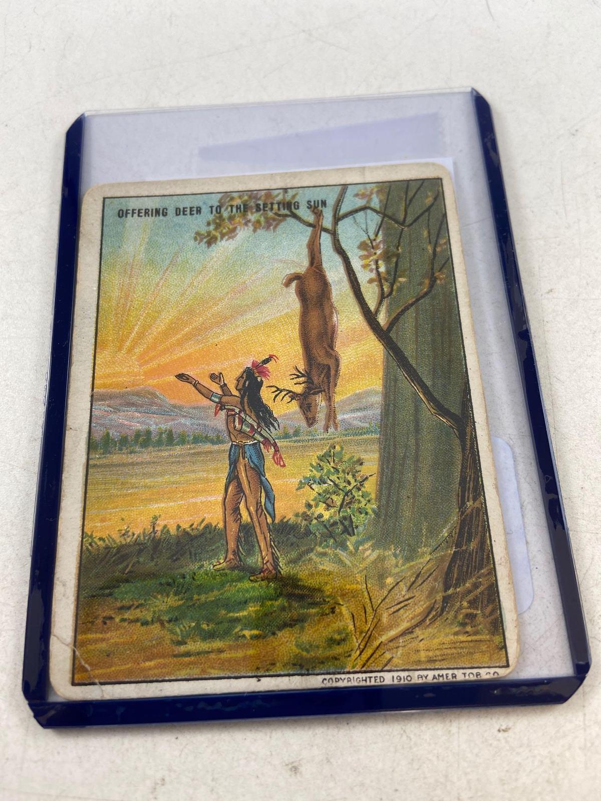 1910 Hassan Indian Life Trading Card - con 346