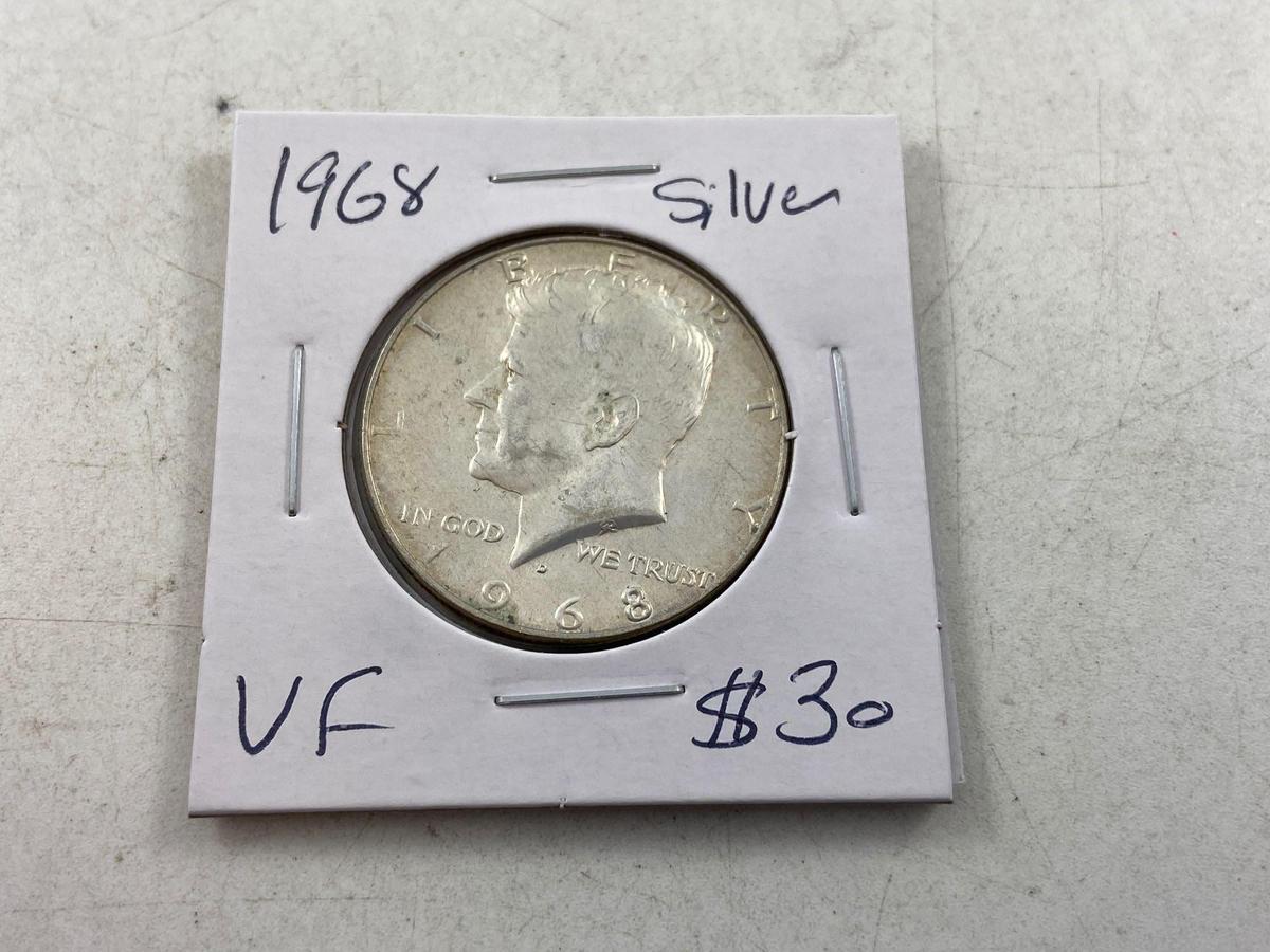 1968 Silver Kennedy Half Dollar - con 346