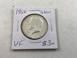 1968 Silver Kennedy Half Dollar - con 346