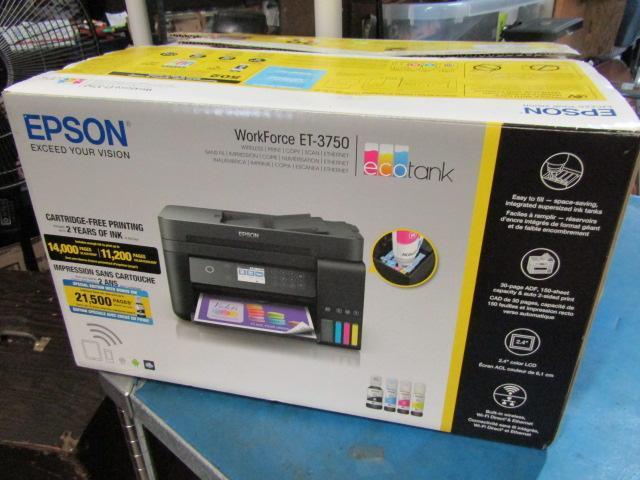 Epson Work Force ET-3750 Printer - Works _ Not shipped _ con 699