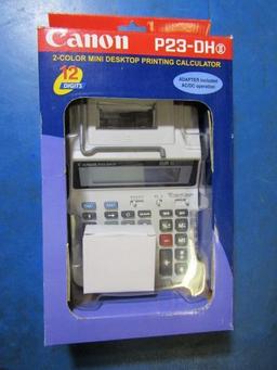 Canon P23-DH Adding Machine - Works - con 672