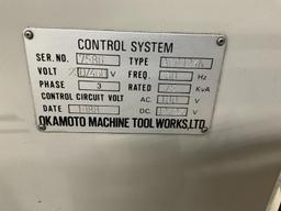 Okamoto Automatic Hydraulic Surface Grinder