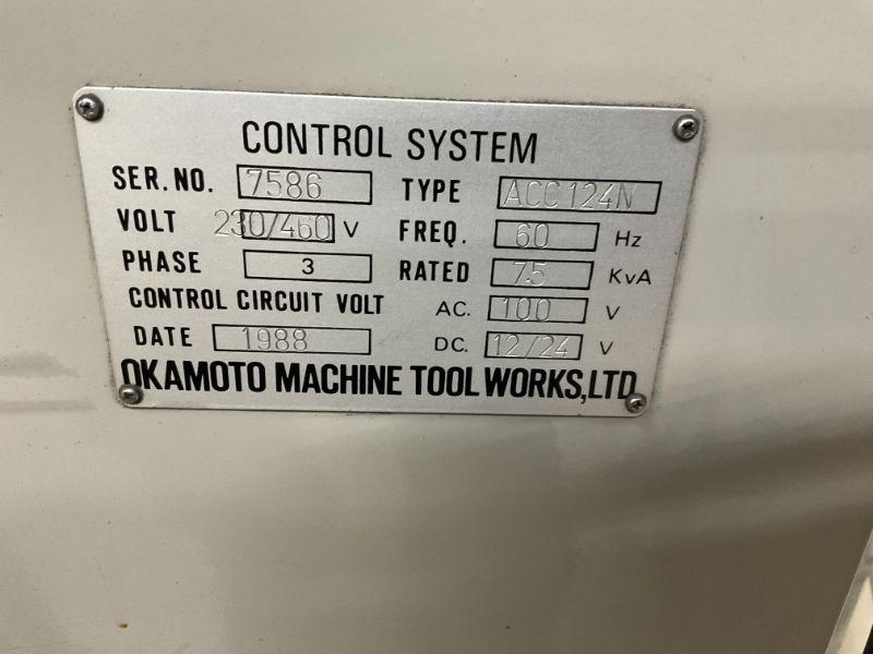 Okamoto Automatic Hydraulic Surface Grinder