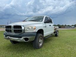 2009 Dodge 2500 VIN: 3D7KS28T29G501726 Odometer States: 308,393 Color: Whit