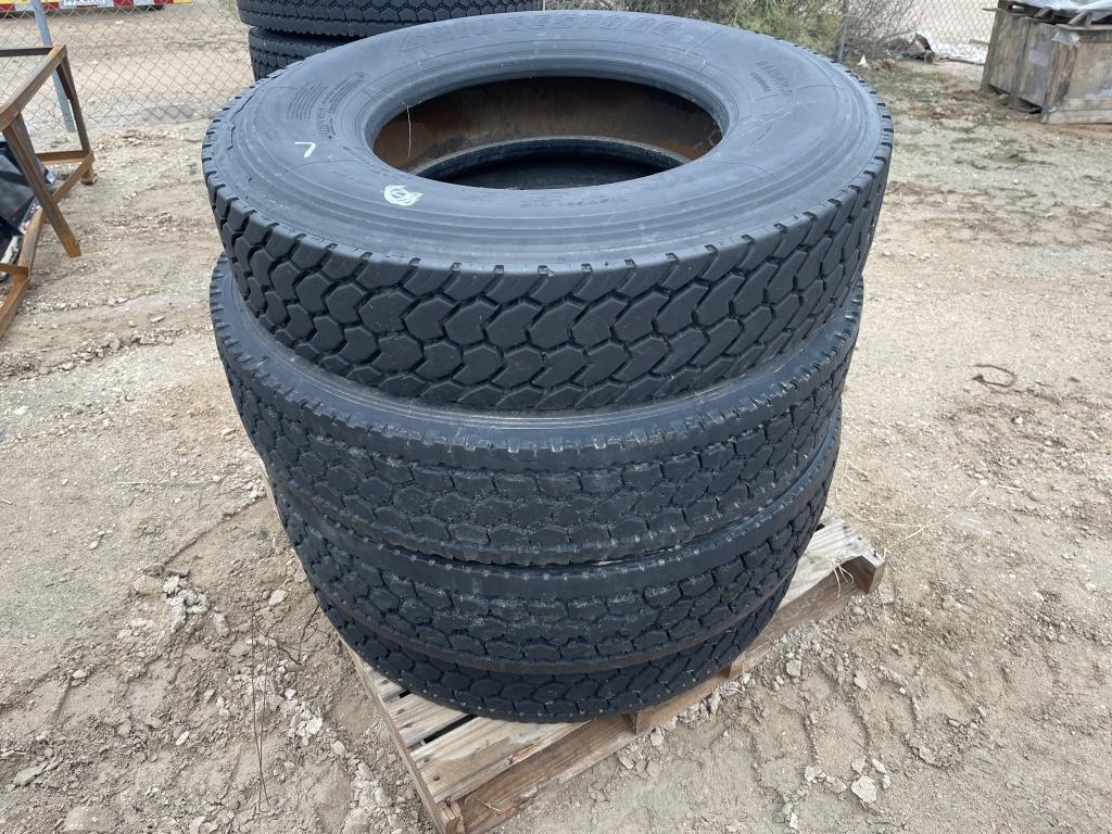 Bridgestone 11r22.5 (4) Location: Odessa, TX