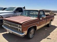 1983 CHEVROLET C10 (INOPERABLE)