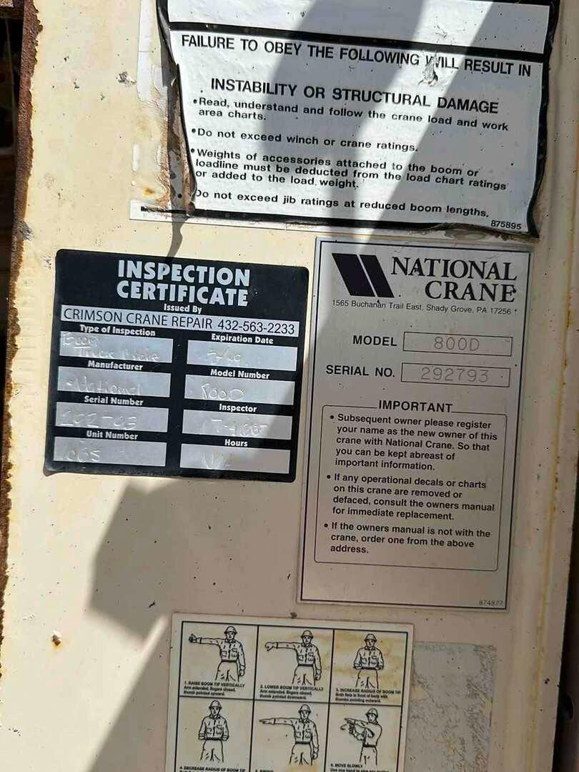 2007 PETERBILT 378 CRANE TRUCK(INOPERABLE)