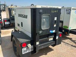 2012 DOOSAN G25KW GENERATOR TRAILER
