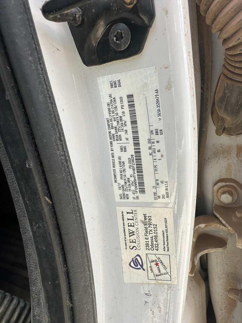 2017 FORD F-550 ROUSTABOUT