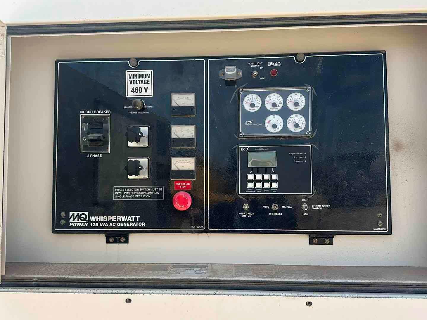 2016 S & B TRAILER 125KW MULTIQUIP GENERATOR