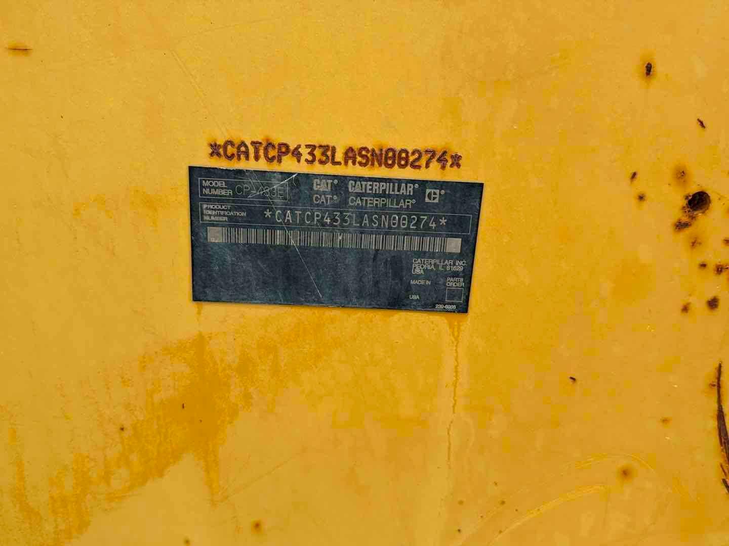 2004 CAT CP433E PADFOOT ROLLER