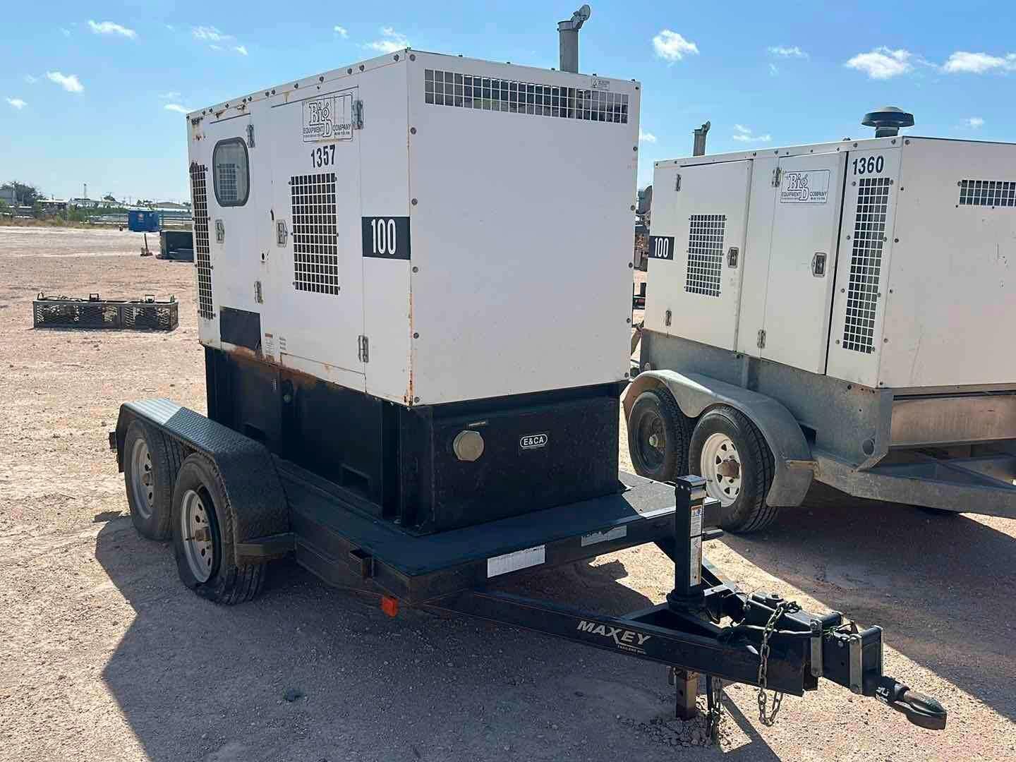 2013 MAXEY TRAILER MFG 100KW GENERATOR