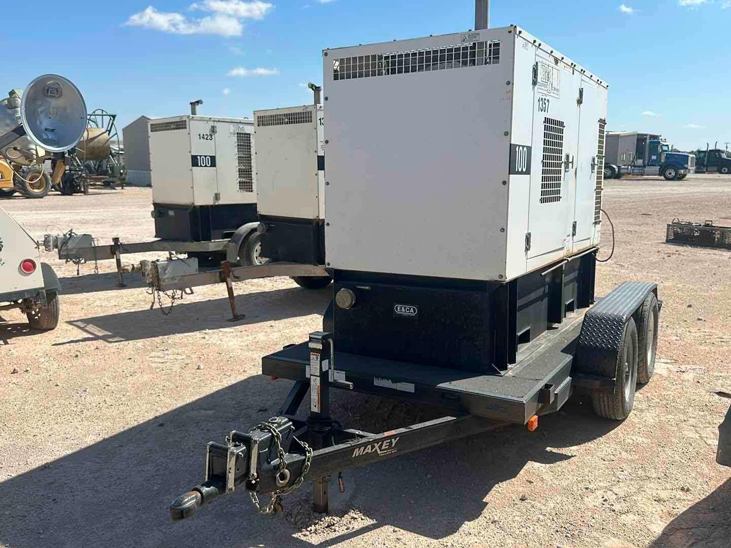 2013 MAXEY TRAILER MFG 100KW GENERATOR