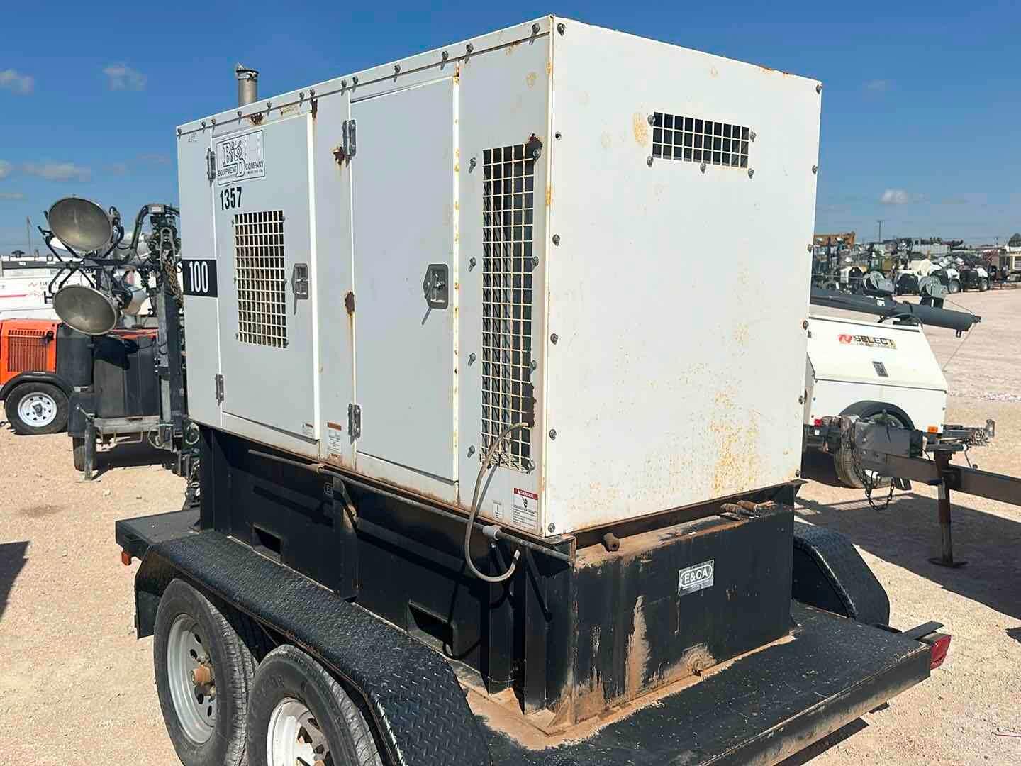 2013 MAXEY TRAILER MFG 100KW GENERATOR