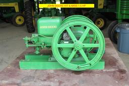 John Deere Hit and Miss Type E, 1 1/2 HP, 600 RPM, SN#352747