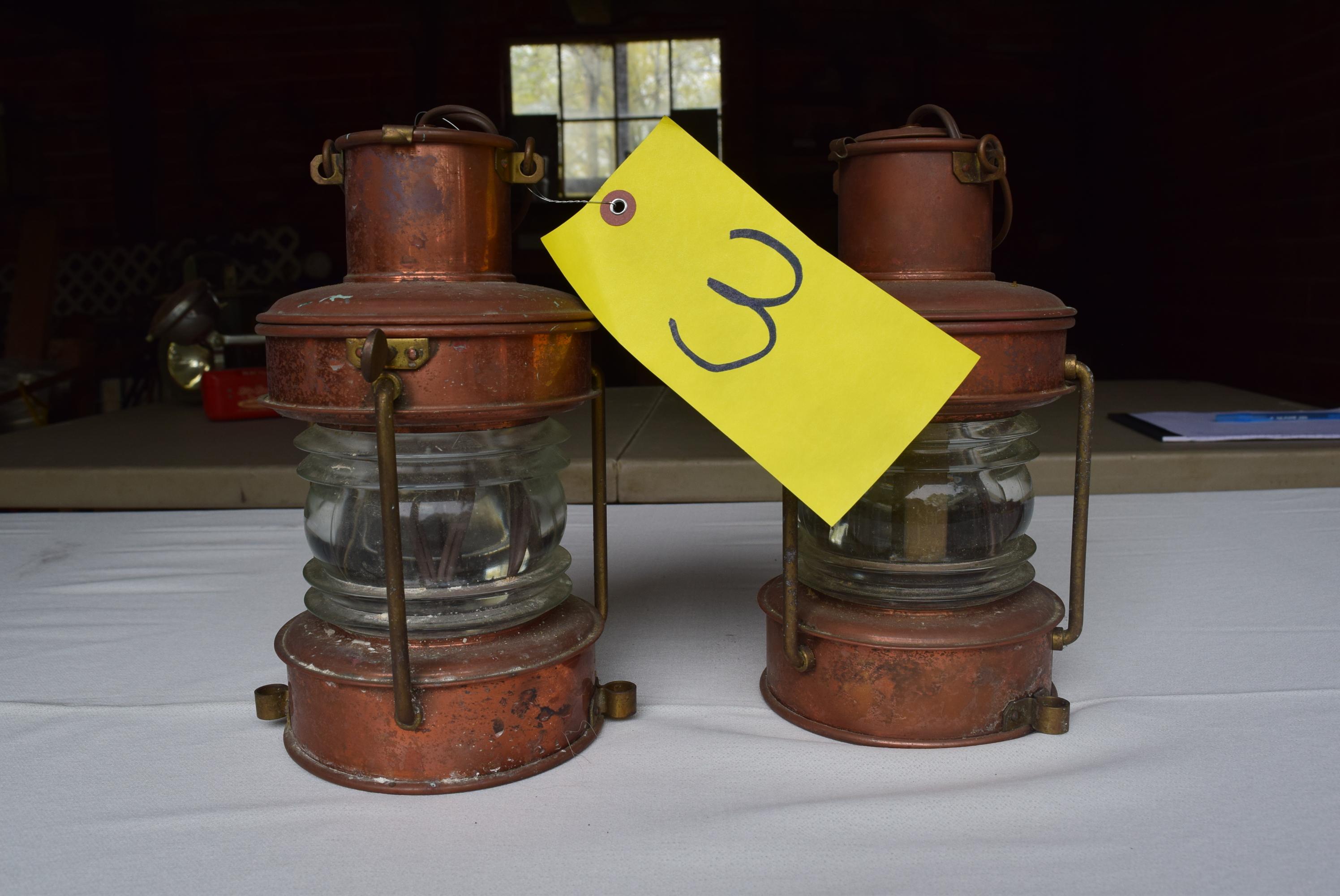 (2) Small Nautical Lights