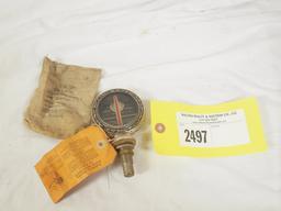 Boyce MotoMeter w/tag and cloth pouch