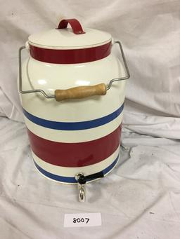 Red/White/Blue Jug w/spout