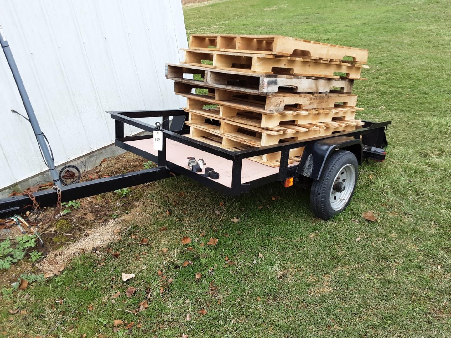 4'x6' tilt utility trailer