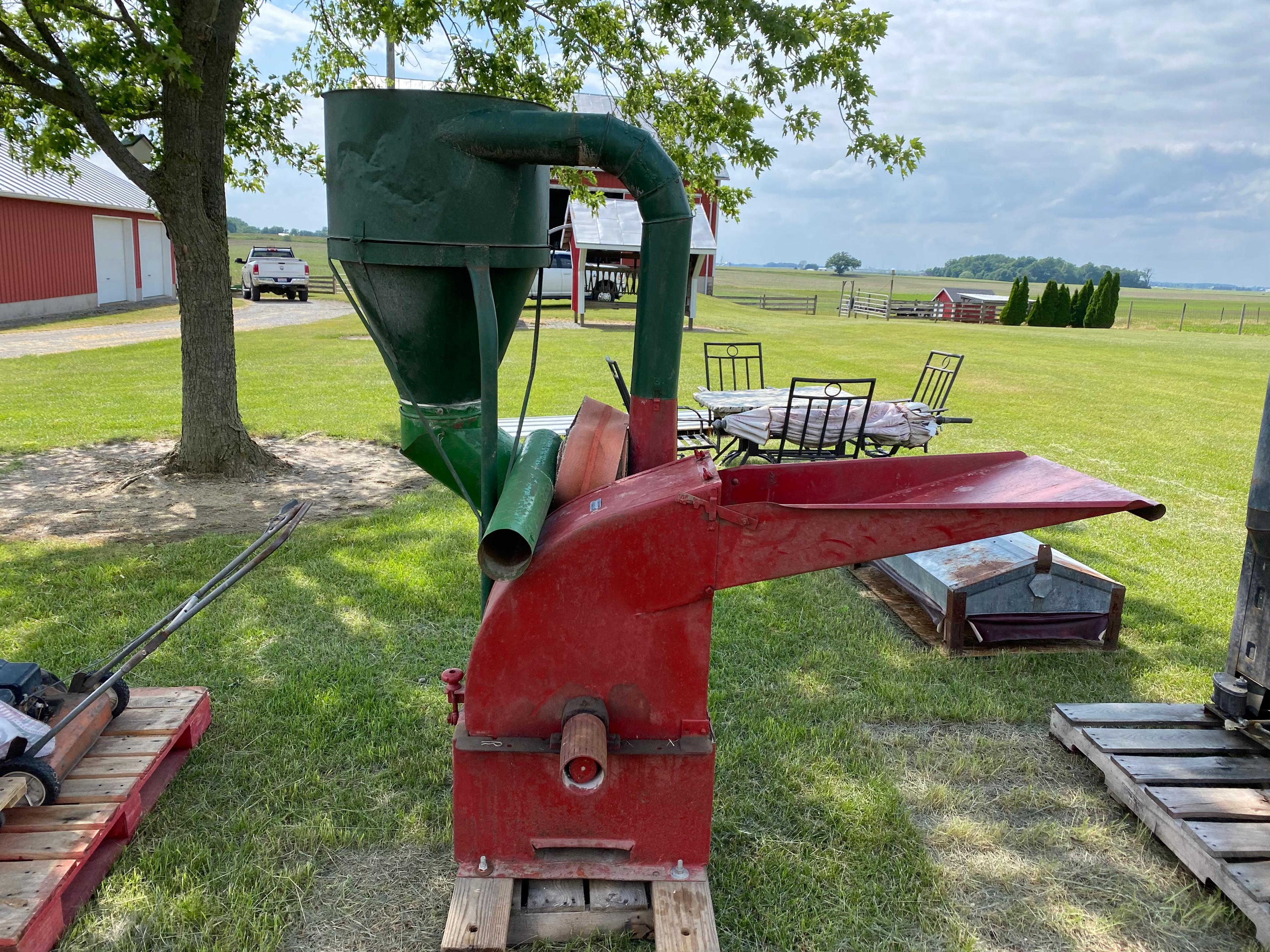 David Bradley hammer mill w/ screens & belt