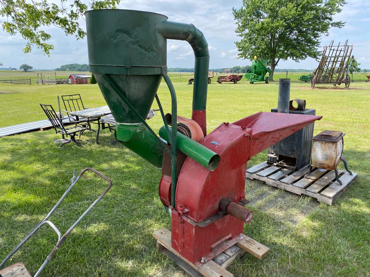 David Bradley hammer mill w/ screens & belt