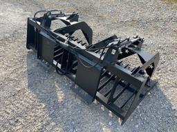 75" Rock & Brush Grapple, all HD 5/16" tines with bolt on removable side plates