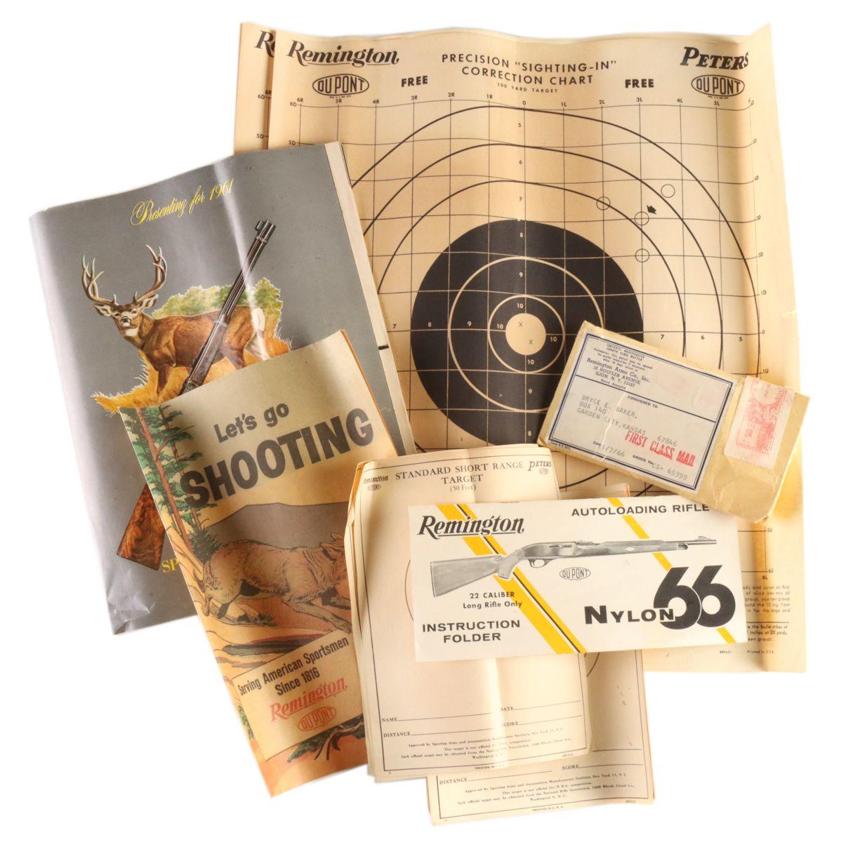 A REMINGTON 22 CALIBER LR NYLON 66 IN ORIGINAL BOX