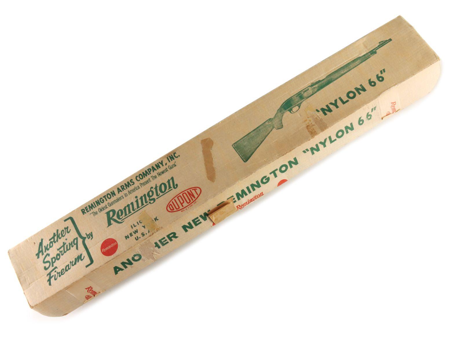 A REMINGTON 22 CALIBER LR NYLON 66 IN ORIGINAL BOX