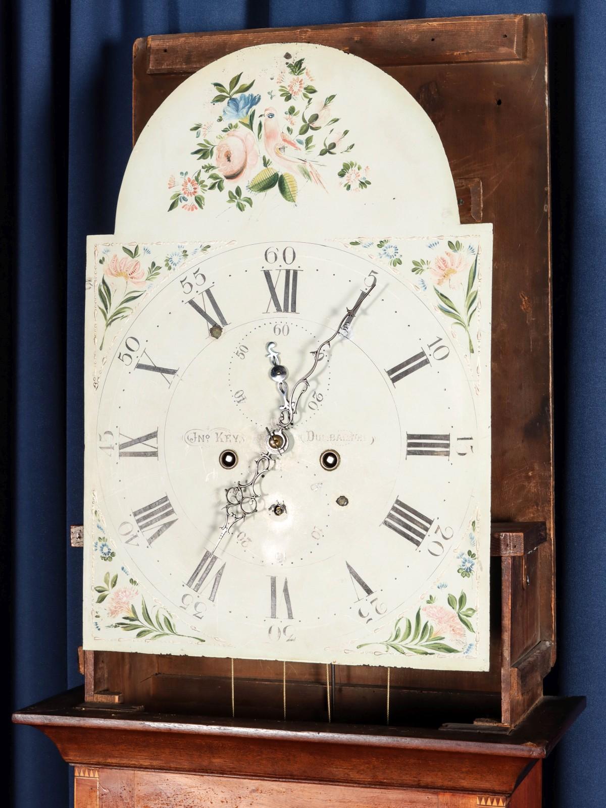 AN EARLY 19TH C. SCOTTISH TALL CLOCK SIGNED DUMBARTON