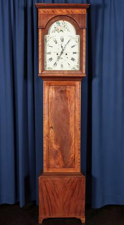 AN EARLY 19TH C. SCOTTISH TALL CLOCK SIGNED DUMBARTON