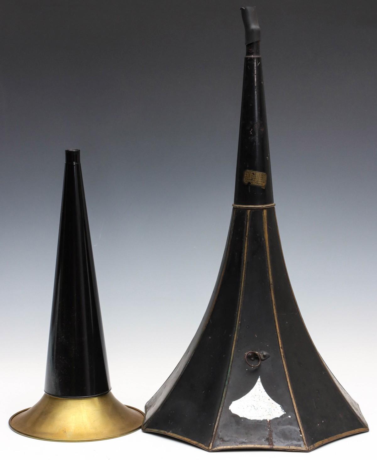 AN EDISON GEM CYLINDER PHONOGRAPH WITH OUTSIDE HORNS