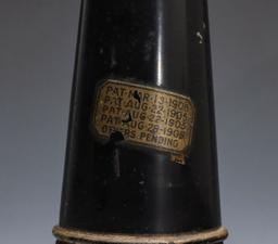 AN EDISON GEM CYLINDER PHONOGRAPH WITH OUTSIDE HORNS