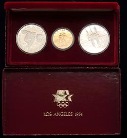 A U.S. MINT 1983-1984 OLYMPICS COMMEMORATIVE COIN SET