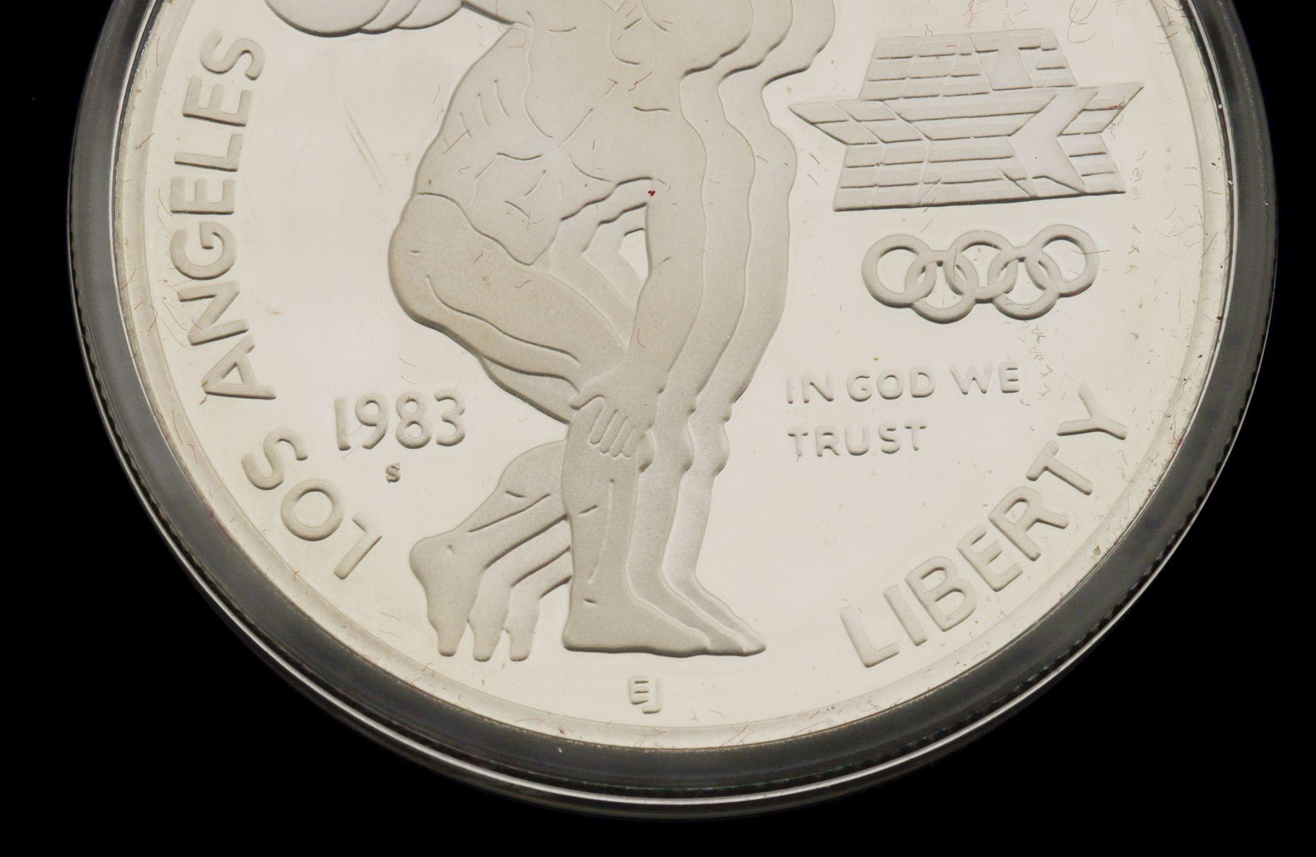 A U.S. MINT 1983-1984 OLYMPICS COMMEMORATIVE COIN SET