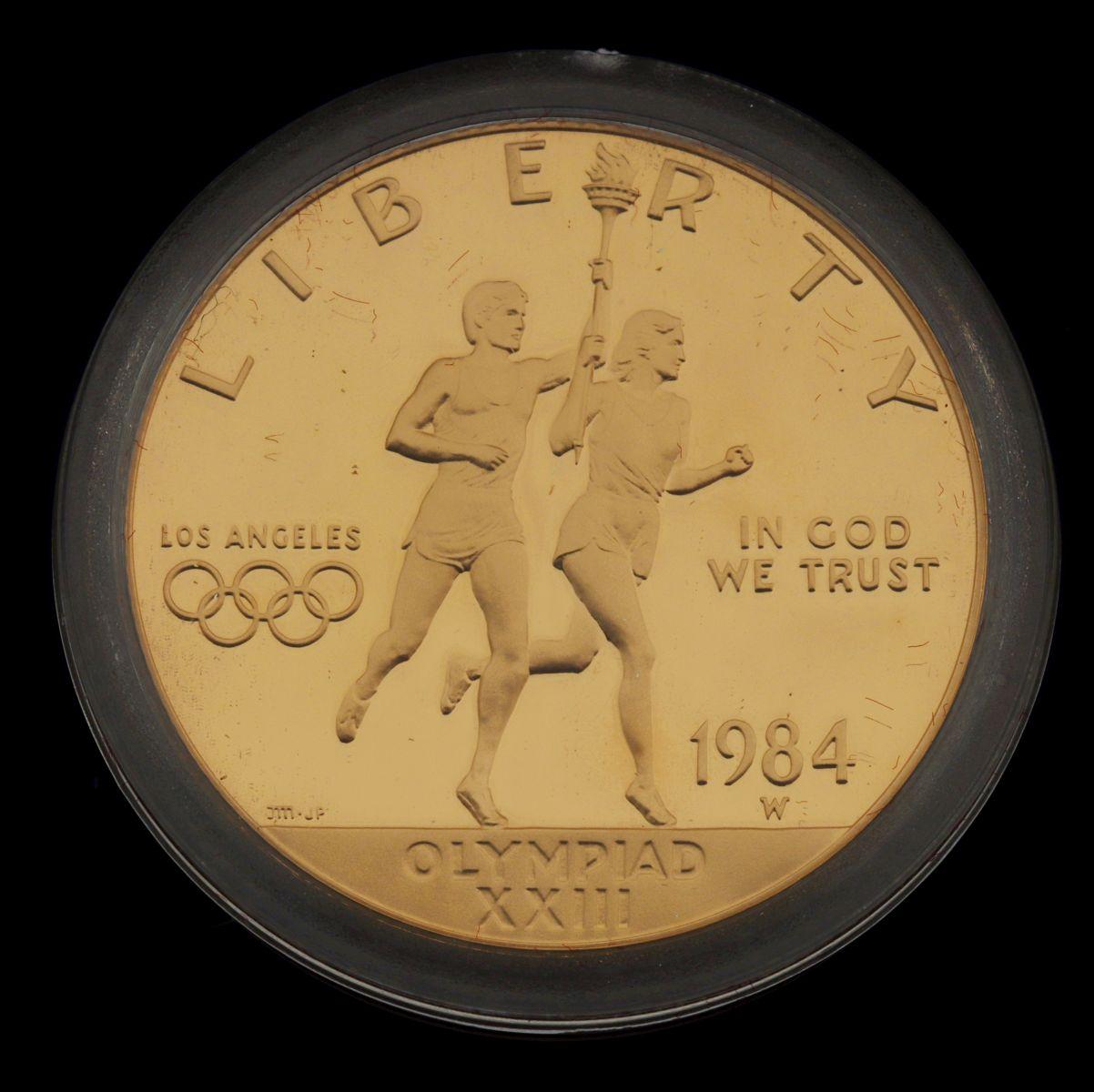 A U.S. MINT 1983-1984 OLYMPICS COMMEMORATIVE COIN SET